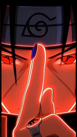 🔥 Itachi Uchiha Sharingan Live Wallpaper 🔴 (4K AMOLED) | Naruto
