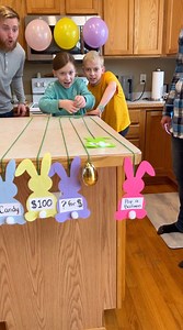 2.9M views · 24K reactions | Some Bunny's Getting the Egg  Dad and family pull some strings to see what prize or punishment they will get. There is one bad egg and on really good one. Lot's of fun for Easter. This video was produced by Peter B, Network Media, Benson Bros. | Paul & Kezzy | Facebook