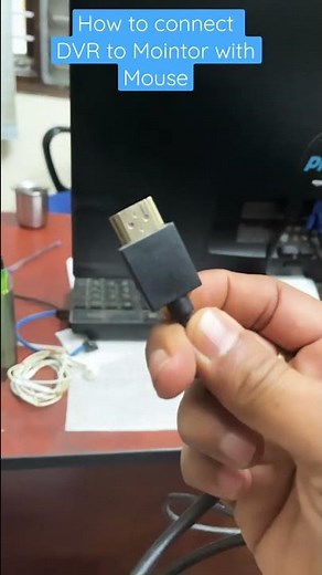 How to Connect DVR to Monitor with Mouse #bigbrotech #dvr #youtubeshorts#shots #support #cctvcamera