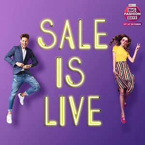 And the moment is finally here! Myntra's Big Fashion Days sale is live. Get 100% fashion with up to 80% discounts on the most wanted brands. Shop away now - www.myntra.com #MyntraBigFashionDays | Myntra