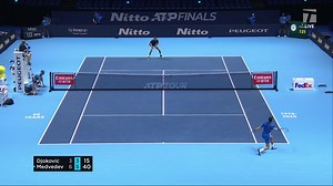 ATP Finals: On-fire Medvedev blasts past Djokovic to qualify for semis