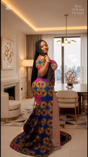 81K views · 1.6K reactions | Elegance with a touch of sparkle. This Ankara-inspired gown comes in three rich colors, crafted to shape your silhouette and elevate your presence instantly. A perfect blend of luxury, culture, and modern femininity. Best Of Ankara Design. #AnkaraFashion #AnkaraGown #AfricanElegance #LuxuryStyle #StyleInspo #FashionReels #AnkaraLovers #GlamLook #AfricanFashionBrand #BestOfAnkaraDe | Best Of Ankara Design | Facebook