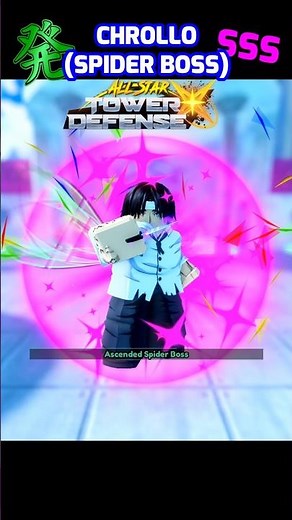 Maxed 0.01% Unbound SSS Genesis Chrollo (Spider Boss) 59% Skill Tree Showcase #astdx #roblox #fyp