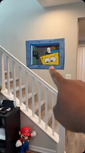 I made my house the Krusty Krab with SpongeBob and Squidward art! | Lamarr Wilson
