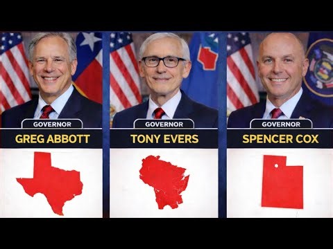 USA Governors 2026 | All 50 States & Their Political Party