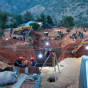 82K views · 1.4K reactions | Morocco has been gripped by efforts of rescuers, who are in the race against time, to reach a five-year-old boy who fell into a well in northern Morocco on Tuesday. The boy, named by local media as Rayan, believed to have fallen about 32m (104ft) through a narrow opening. Thousands of people have been watching footage of the rescue on social media, and a large group of onlookers has gathered at the scene. | BBC News Africa | Facebook