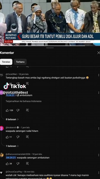 Mas Amba di Kompas TV: Pahlawan Ambatukam yang Viral