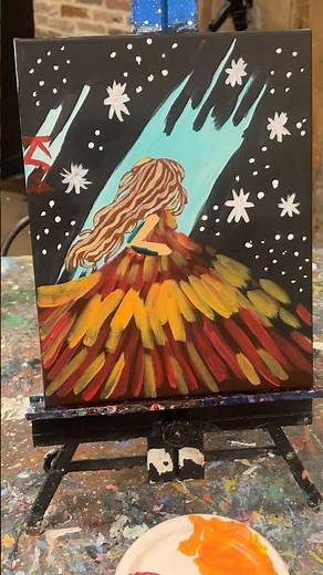 Walk The Walk✨#painting #art #acrylicpainting #sipandpaint