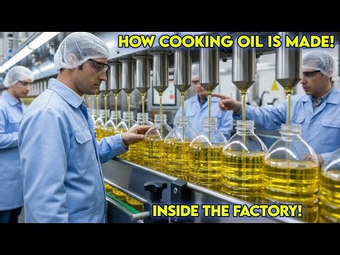 How Cooking Oil Is Made in Modern Factories 🏭 | Full Production Process