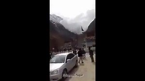 2.4K views · 58 reactions | A terrifying and dramatic view of an avalanche thundering down from Mount Rakaposhi in Ghulmet village of Nagar. Captured by unknown photographer | Gilgit-Baltistan | Facebook