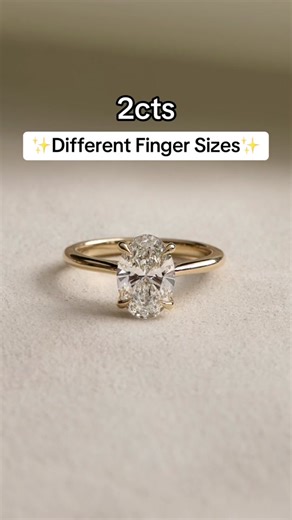 2cts Different Finger Sizes: Find the Perfect Ring for Your Shape