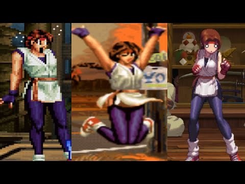 KOF Yuri Sakazaki 94~XV Appearance Scenes Provocation Victory Pose Collection