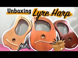 AKLOT 16-STRING, HORSE 10-STRING, AKLOT 7-STRING LYRE HARP UNBOXING, TESTING!