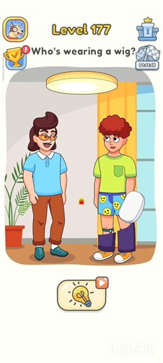 Who's wearing a wig? level 177 DOP 5: delete one part - #short #dop 5