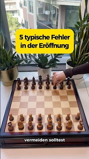5 typical mistakes in the opening ❌ ♟️