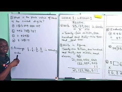 REVISION FOR PRIMARY 6 & JSS 1 NEW INTAKES