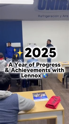 2025 fue un año impulsado por la colaboración, el aprendizaje y grandes logros en toda nuestra región. 🙌 Gracias a nuestros clientes y equipos por ser parte de este camino. Listos para lo que viene en 2026. 🚀 ---------------------- 2025 was powered by collaboration, learning, and meaningful achievements across our region. 🙌 Thank you for being part of the journey. Ready for 2026. 🚀 #LennoxGlobal #2025Recap | Lennox Global
