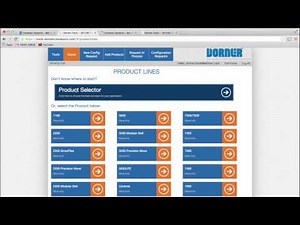 Dorner's D-Tools Conveyor Configurator