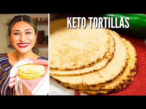 KETO TORTILLAS! How to Make EASY Keto Almond Flour Coconut Flour Tortillas! ONLY 1 NET CARB!