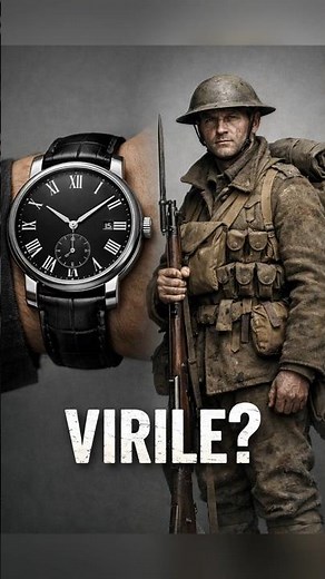 The wristwatch was for women (then the war made it virile) ⌚