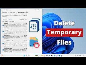 How To Delete Your Temporary Files in Windows 11