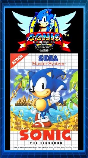Sonic The Hedgehog SEGA Master System Gameplay. #SonicTheHedgehog #retrogaming