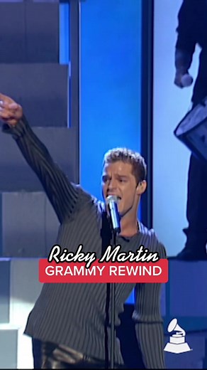#GRAMMYRewind ⏪ #RickyMartin helps usher in the “Latin Explosion” with “La Copa De La Vida” performance at the #GRAMMYs in 1999.