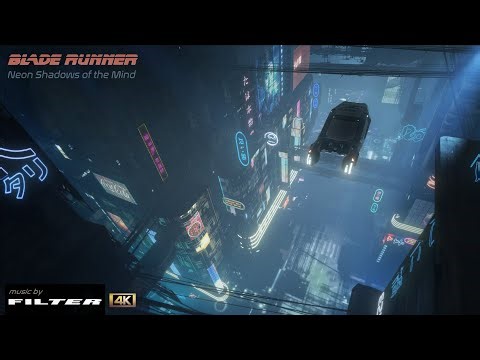 Blade Runner |NEON SHADOWS OF THE MIND | 4K AMBIENCE for work study and relaxation - 6 Hours