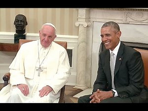 President Obama & Pope Francis Meet in the West Wing