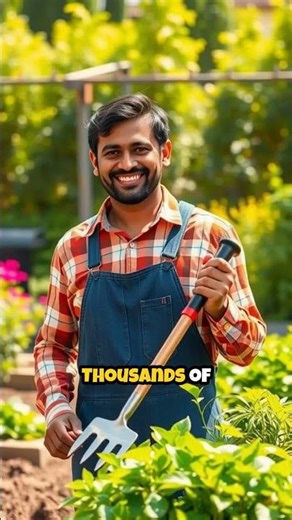 Ultimate Garden Weeding Tool 🌱 | 5-Teeth Carbon Steel Rake for Easy Weed Removal