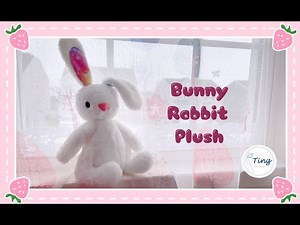DIY Bunny Rabbit Plush Toy |【FREE PATTERN DOWNLOAD】| Step-by-step Tutorial for Beginner | DIY兔子玩偶