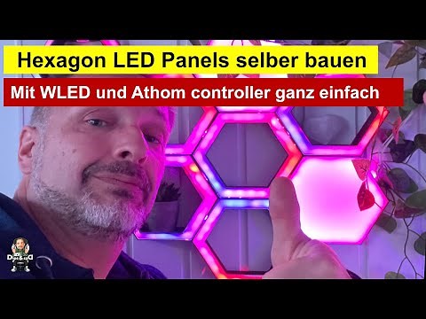DIY HEXAGON LED PANEL - Build Your Own LED Wall Art Easily