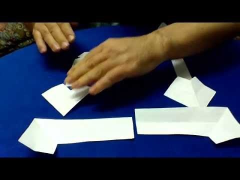 Como hacer una cruz y altar con una hoja de papel