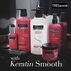 We know you love using your heat tools to get long-lasting straighter hair. Keep your hair shiny and Control Your Look with TRESemmé Keratin Smooth. #ControlYourFrizz | TRESemmé