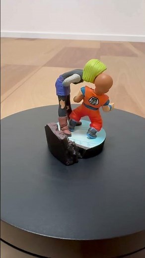 ドラカプ クリリン＆18号 キスシーン 名シーン再現フィギュア Dragon Ball Capsule Krillin & Android 18 Kiss Scene Iconic Figure