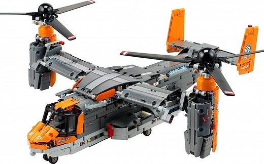 乐高 LEGO 42113 科技机械组 贝尔 波音 V-22 鱼鹰直升机 2020速拼评测