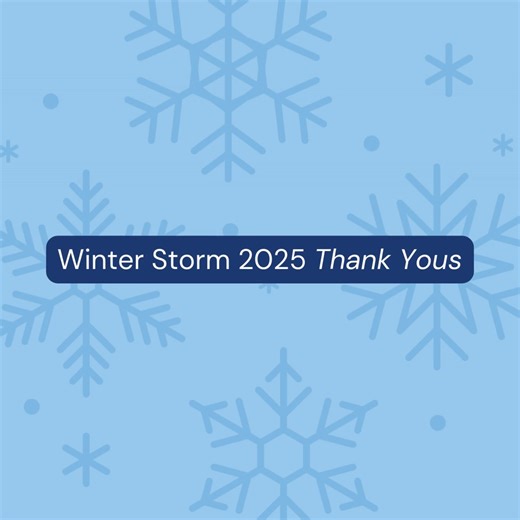 Winter storms may bring tough conditions but your support helps us "power" through. Thank you for cheering on our crews as they work to safely restore service! ❄️ | Ohio Edison