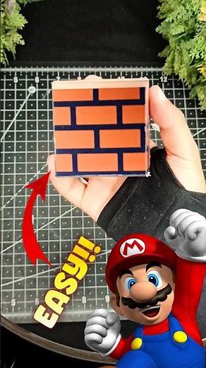 How to make Brick BlockPapercraft from super Mario series. Mario papercraft series day 7 of 50