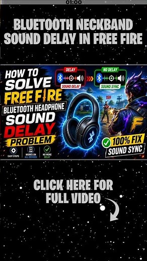 Bluetooth Neckband Sound Delay Problem In Free Fire | Solve Bluetooth Headphone Sound Delay Problem