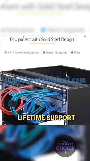 StarTech com 6U Wall Mount Network Rack