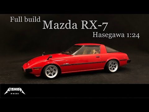[Full build] Building the Mazda RX-7 Hasegawa 1:24 Model car