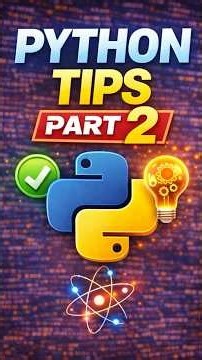 PYTHON TIPS FOR BEGINNERS PART 2 #PythonBeginner #Python #CodingTips #LearnPython
