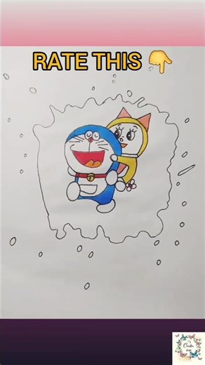 Doraemon & Dorami Drawing 😍 | Don’t Skip! #shorts
