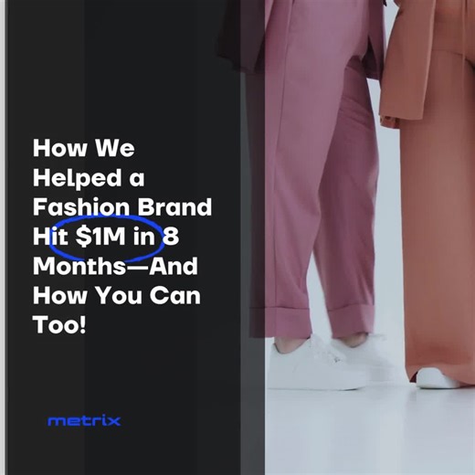 Cut wasted ad spend. Unify your marketing. Get real results. We've helped businesses like yours drive impact with one partner, one strategy, and actionable insights. Take control of your growth today. 易 | Metrix | Facebook