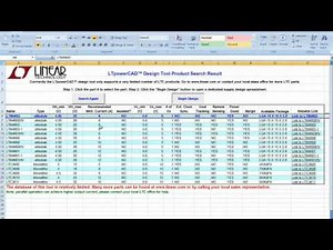 A Complete Switching Regulator Design Tool for LTCs uModule and Monolithic DCDC Regulators
