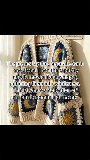 "The Journey of a Crochet Cardigan 🧶 | From Yarn to Wearable Art"#shorts #kroche