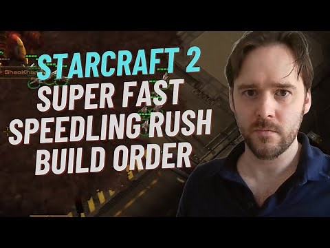 Super Fast Zergling Rush Build Order in StarCraft 2