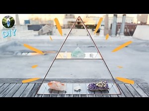 DIY Copper Triangle Display Shelf