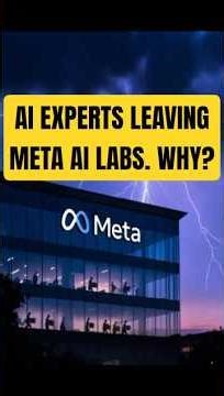 Meta's AI Lab is COLLAPSING!! || Experts leaving #meta