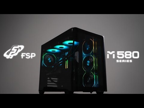 【M580】270° Panoramic Views Gaming PC Case | FSP